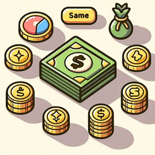 Money.
Single Game Texture. In-Game asset. 2d. Blank background. High contrast. No shadows.