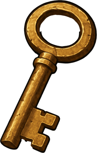 Old golden key.
In-Game asset