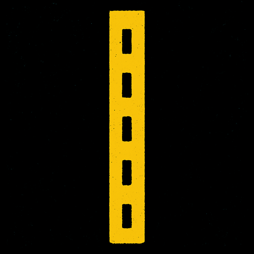 Yol hattı.
In-Game asset.  2d.  High contrast.  No shadows