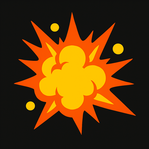 explosion effect
In-Game asset.  2d.  High contrast.  No shadows