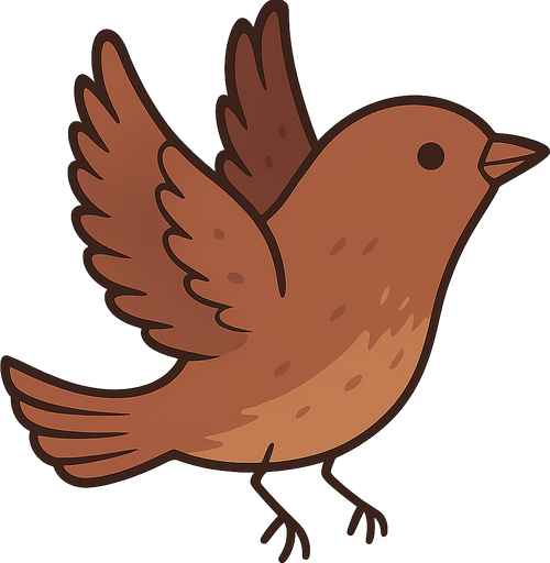 bird flying
. No background. Transparent background. Blank background. No shadows. 2d. In-Game asset. flat