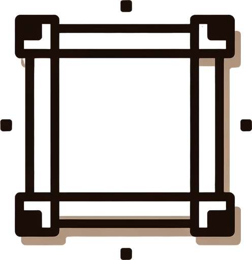 simple beige background with black outline rectengular.
Single Game Texture. In-Game asset. 2d.blank background . High contrast. No shadows.