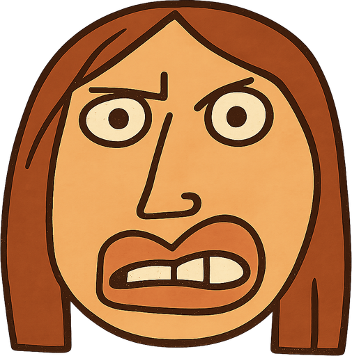 a woman head. No background. Transparent background. Blank background. No shadows. 2d. In-Game asset. flat