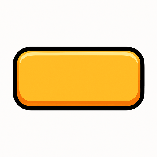 boton sin texto.
In-Game asset.  2d.  High contrast.  No shadows