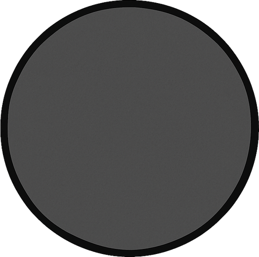 grey dot at the center medium size 2d no background.
In-Game asset.  2d.  High contrast.  No shadows