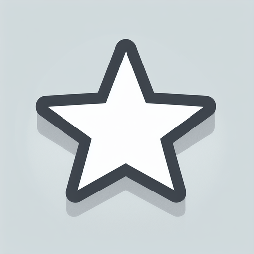 star. 2d. white..
Single Game Texture. In-Game asset. 2d. Blank background. High contrast. No shadows.