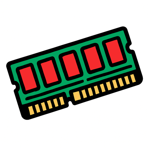 PC RAM.
In-Game asset.  2d.  High contrast.  No shadows