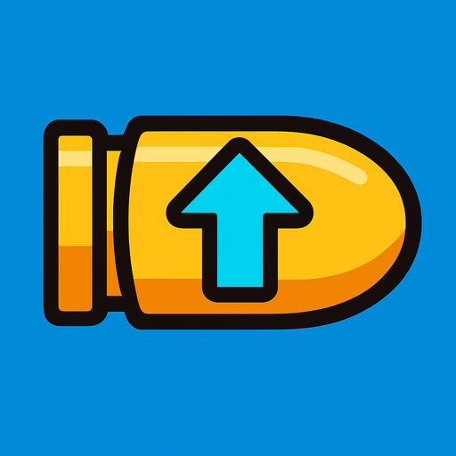 Upgrade power bullet.
In-Game asset.  2d.  High contrast.  No shadows