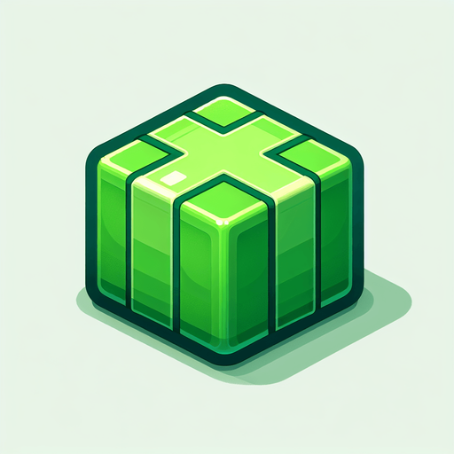 show a bright green package.
Single Game Texture. In-Game asset. 2d. Blank background. High contrast. No shadows.