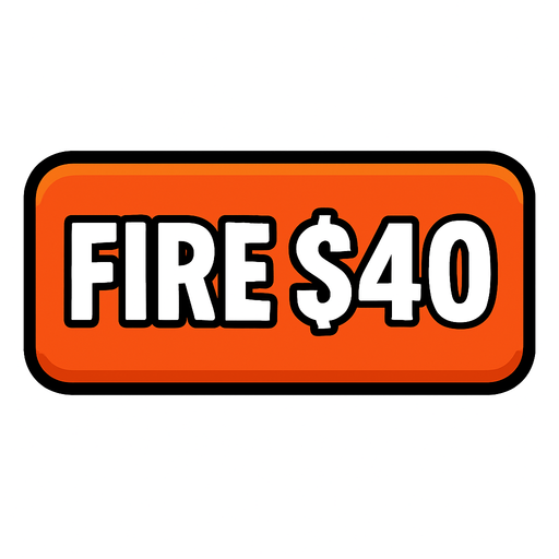 Make button say fire $40