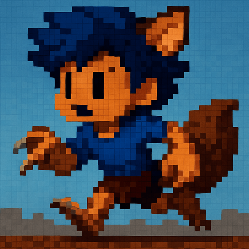 Corriendo , pixelart