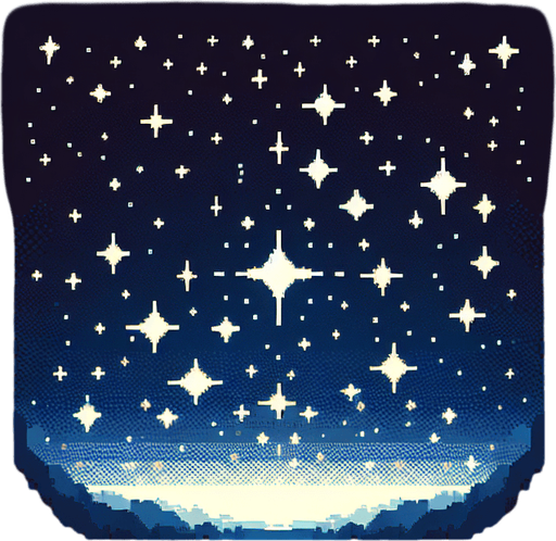 star field.
Single Game Texture.  In-Game asset.  2d.  Blank background.  High contrast.  No shadows