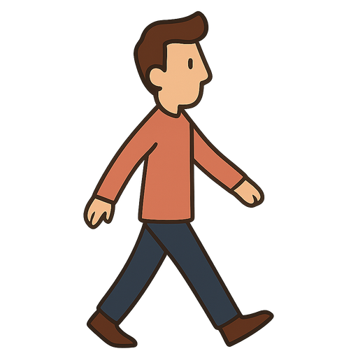 a human. No background. Transparent background. Blank background. No shadows. 2d. In-Game asset. flat