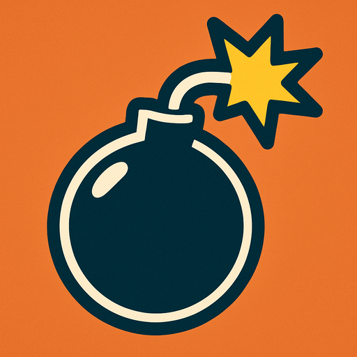 Bomba.
In-Game asset.  2d.  High contrast.  No shadows