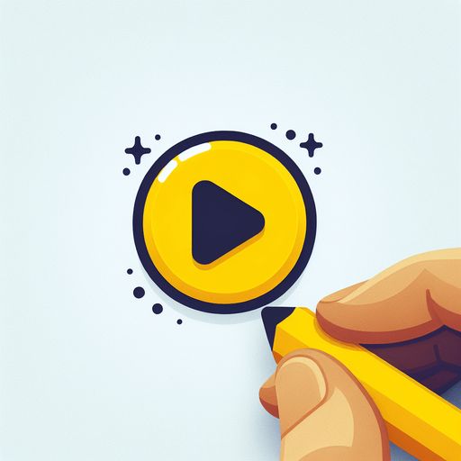 Create a yellow Play button.
Single Game Texture. In-Game asset. 2d. Blank background. High contrast. No shadows.