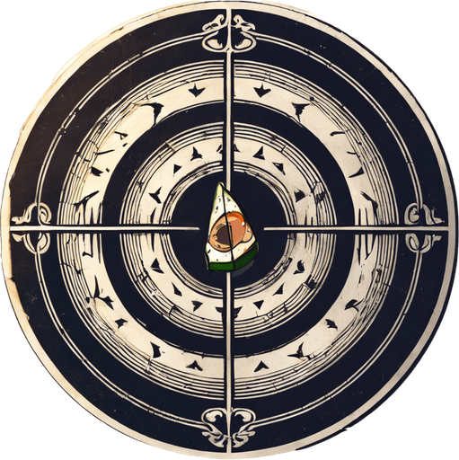 slice it in two with a large crack in the middle