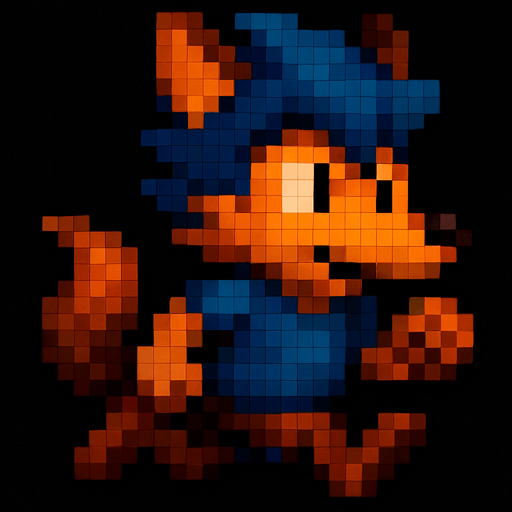 Corriendo, pixelart