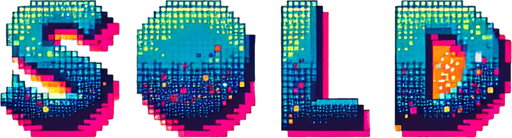 pixel text Sold
