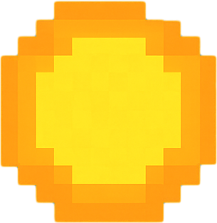 sunny sky. no cloud. pixel art..
In-Game asset.  2d.  High contrast.  No shadows
