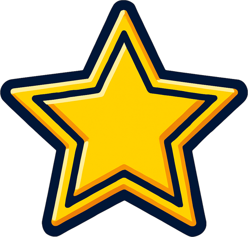 Star.
In-Game asset.  High contrast.  No shadows