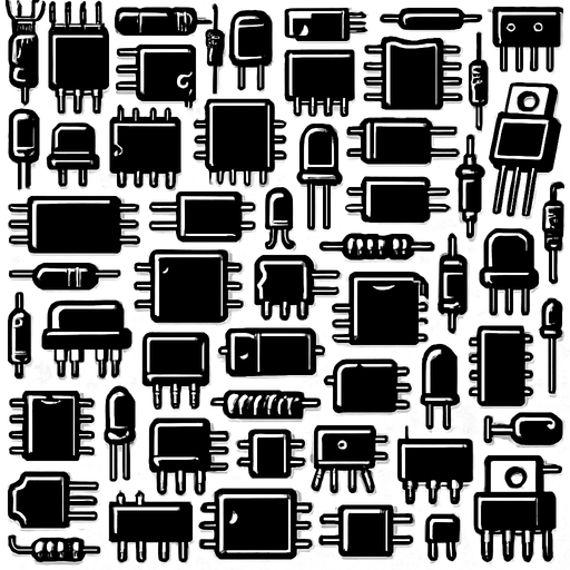 Metal con pequeños componentes de electrónica, ocupar toda la imagen, visto desde arriba.
In-Game asset.  2d.  High contrast.  No shadows
