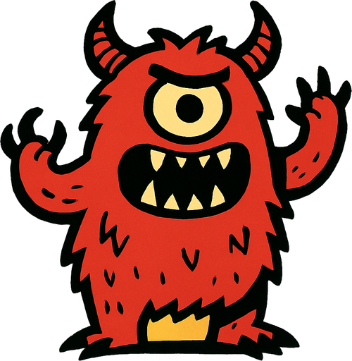 design monsters in different styles for monster card game let there be only 1 monster design in each frame.
In-Game asset.  2d.  High contrast.  No shadows