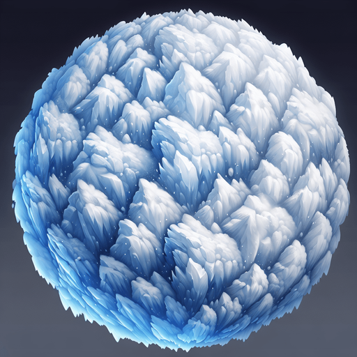 Ice, snow, sharp snow & ice, light, HD, blur, colors white and blue..
Single Game Texture. In-Game asset. 2d. Blank background. High contrast. No shadows.