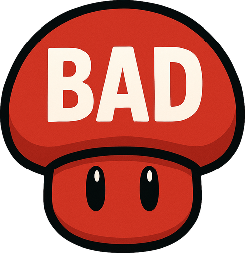 Red Color, delete "GOOD" Write "BAD"