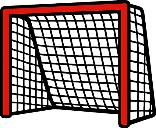 Goal net.
In-Game asset.  2d.  High contrast.  No shadows