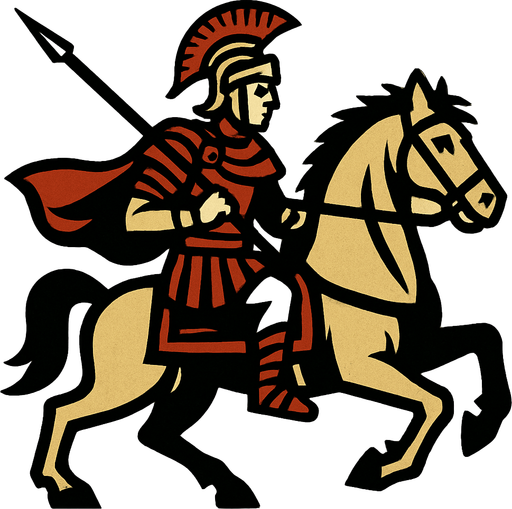 Roman cavalry.
In-Game asset.  2d.  High contrast.  No shadows