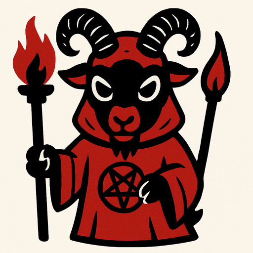 cultists animal.
In-Game asset.  2d.  High contrast.  No shadows