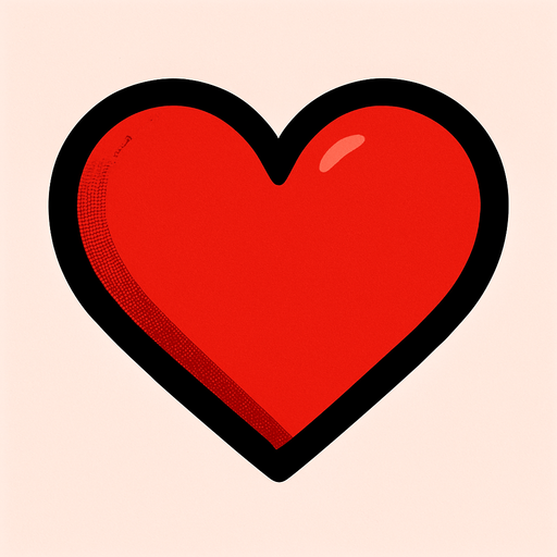 kalp.
In-Game asset.  2d.  High contrast.  No shadows