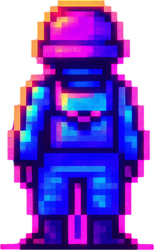 Agrégale color estilo retro y neon