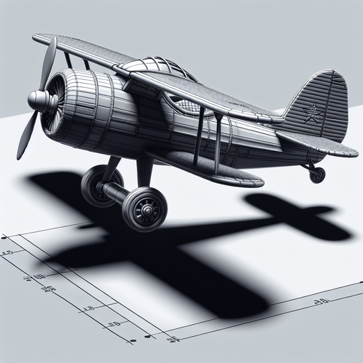 самолет игрушечный, вид сбоку..
Single Game Texture. In-Game asset. 2d. Blank background. High contrast. No shadows.