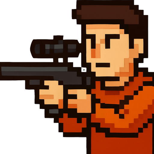 man with sniper