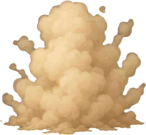 Polvo de construcción denso.
In-Game asset.  No shadows