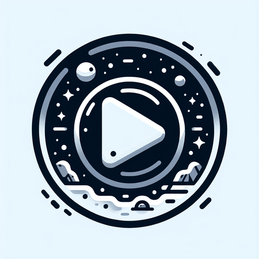 a large round playbutton
Single Game Texture. In-Game asset. 2d. Blank background. High contrast. No shadows.