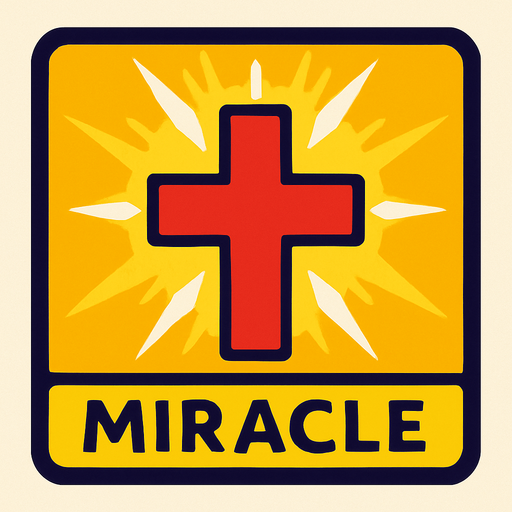 random miracle token.
In-Game asset.  2d.  High contrast.  No shadows