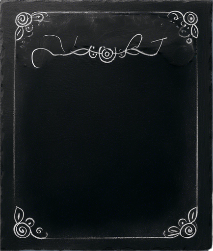 Text "NOVICE BREW" handwritten in white chalk
