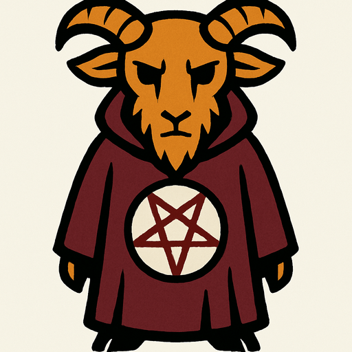 cultists animal.
In-Game asset.  2d.  High contrast.  No shadows