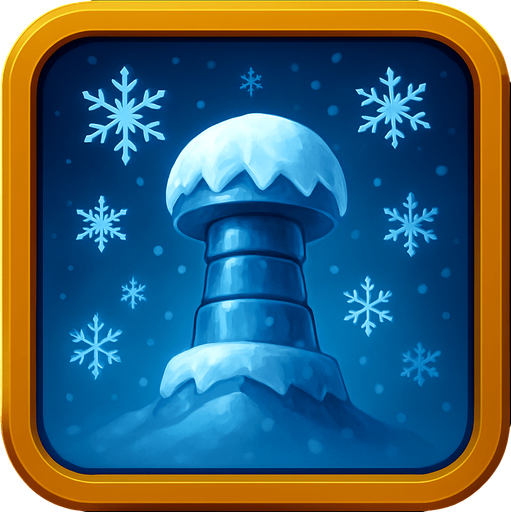 Текст убрать. Вместо молний снежинки