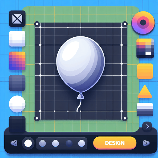 Balloon.
Single Game Texture. In-Game asset. 2d. Blank background. High contrast. No shadows.
