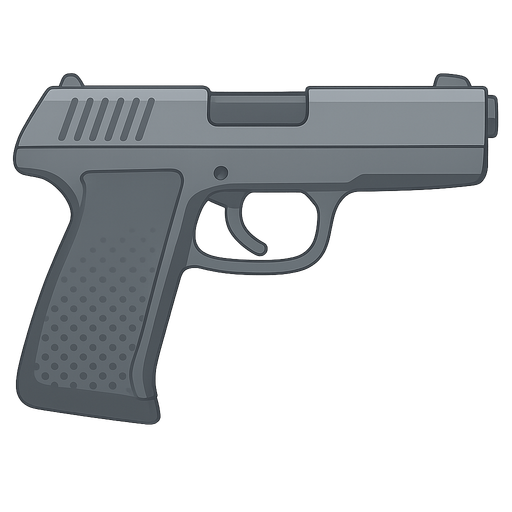 gun pistol
. No background. Transparent background. Blank background. No shadows. 2d. In-Game asset. flat