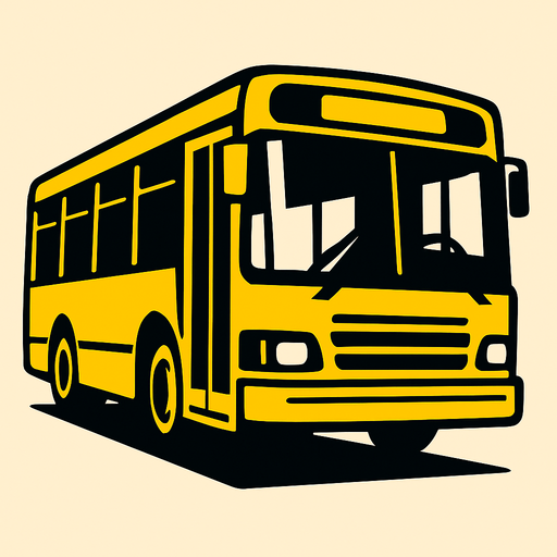 Imagine a bus.
High contrast.  No shadows