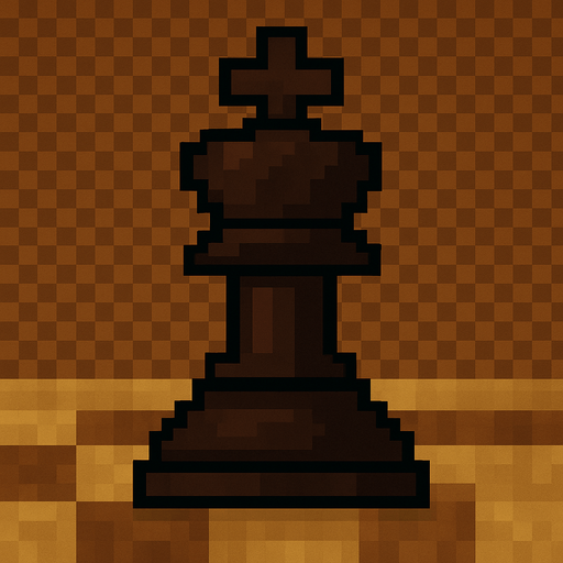 Make king dark brown color