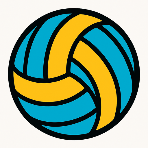 volley ball.
In-Game asset.  2d.  High contrast.  No shadows