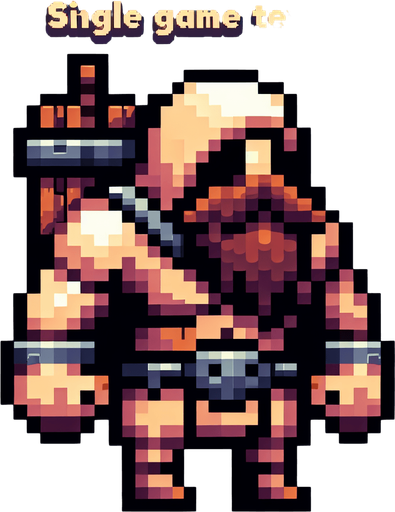 Crea un enemigo de estilo dungeon pixelado.
Single Game Texture.  In-Game asset.  2d.  Blank background.  High contrast.  No shadows