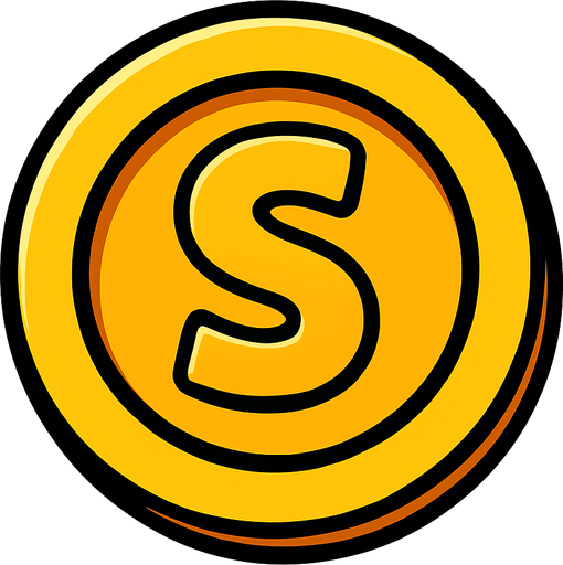 Coin.
In-Game asset.  2d.  High contrast.  No shadows