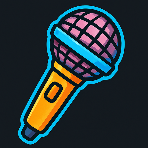 Mikrofon.
In-Game asset.  2d.  High contrast.  No shadows