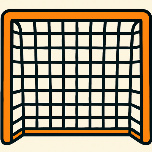 post seen from front and no fill in net